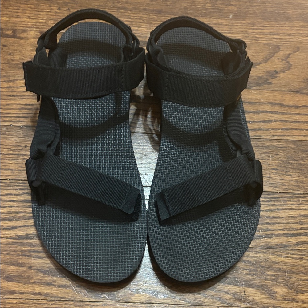 Teva Black Strappy Outdoor Sandals